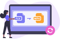 Conversor de FLV para MP4 grátis para desktop