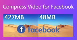Facebookのビデオを圧縮する