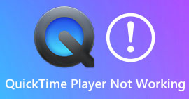 QuickTime Player fungerer ikke