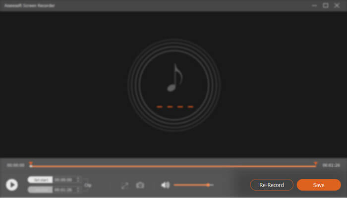 FVC VLC Înregistrare audio Salvare