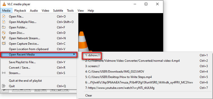 مجموعة FVC VLC فحص التسجيل