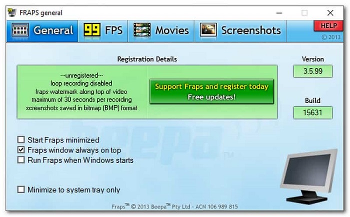 Fraps Interface