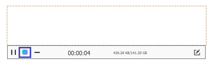 FVC 停止記錄