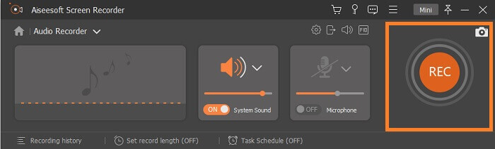 MP3 Recorder Start Recording