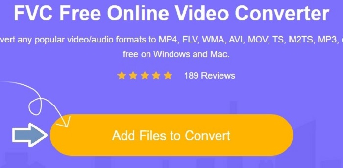 Adicionar arquivos para converter