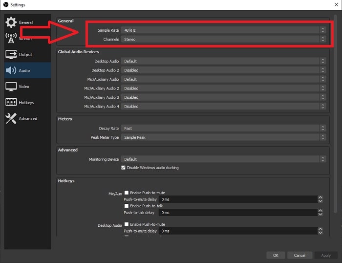 Adjust The Sample Rate