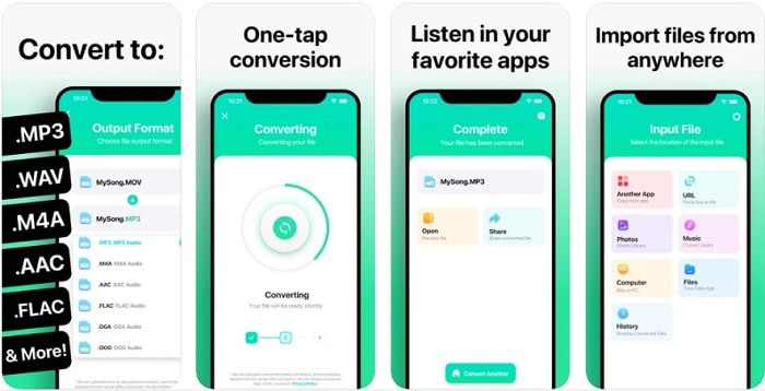 Convertitore audio iOS