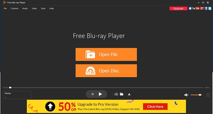 Reproductor gratuito de Blu Ray Master