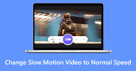 Skift slowmotion-video til normal hastighed