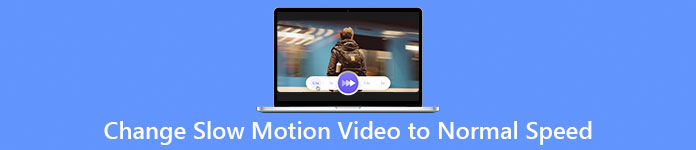 Changer la vidéo au ralenti en vitesse normale