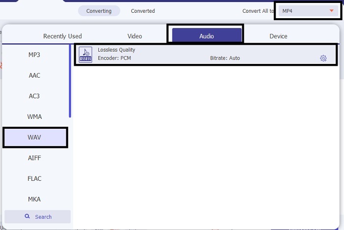 Changer le MP3 en WAV