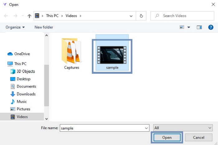 Choose The MOV File