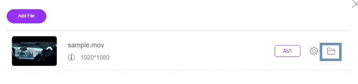 Click Folder
