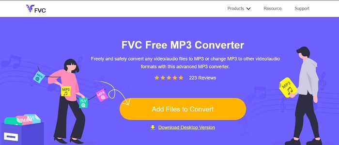 مبدل MP3 رایگان FVC