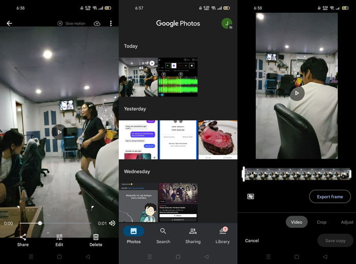Comment changer les vidéos ralenties Android