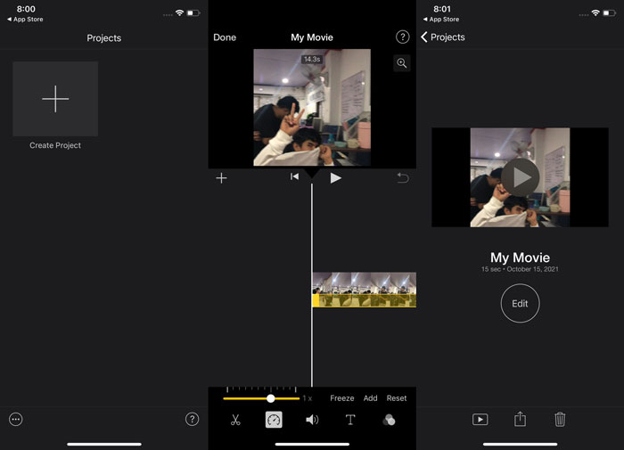 Cómo controlar la velocidad Imovie