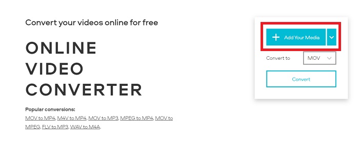 Přidejte svůj Media Converter