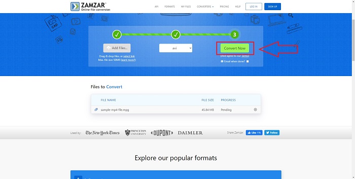 Convert The File Zamzar