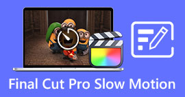Final Cut Pro em câmera lenta