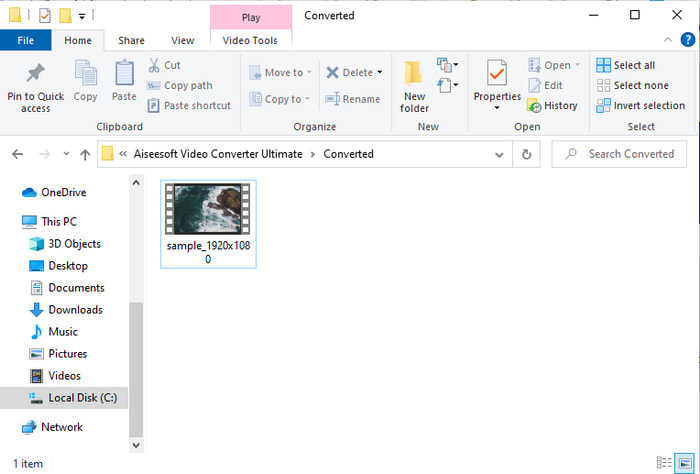 Folder With Convert File