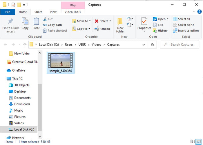 Folder Dengan File yang Dikonversi