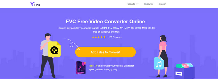 Convertisseur FVC gratuit