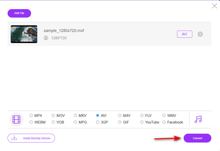Start Converting Process