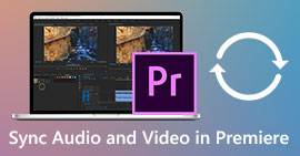 प्रीमियर में ऑडियो और वीडियो सिंक करें