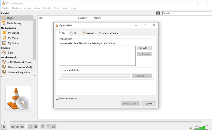 Konwerter VLC