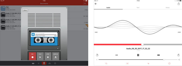 Stemmeopptaker Audio Editor IOS