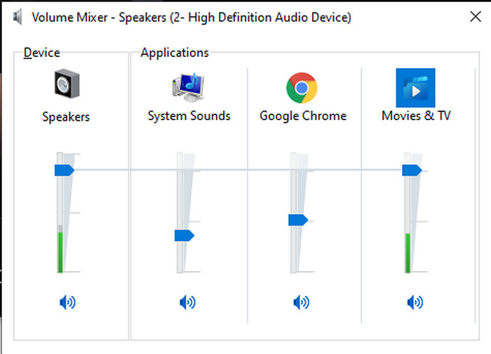 Amplificator de volum Windows