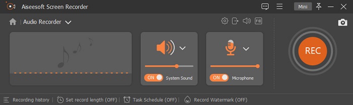 Enregistrement audio CVF