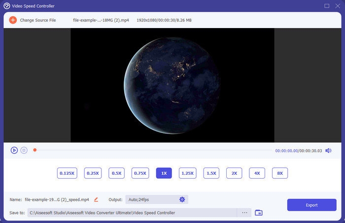 FVC Video Converter Speed Control