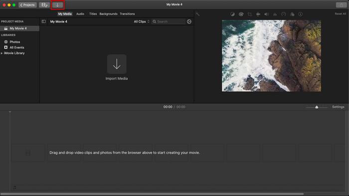 Import On iMovie