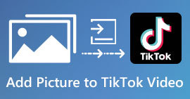 Adicionar uma imagem a um vídeo do TikTok