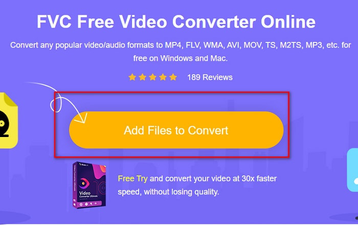 Adicionar arquivo para converter