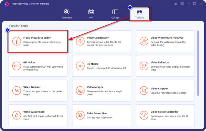 انتقل إلى Toolbox