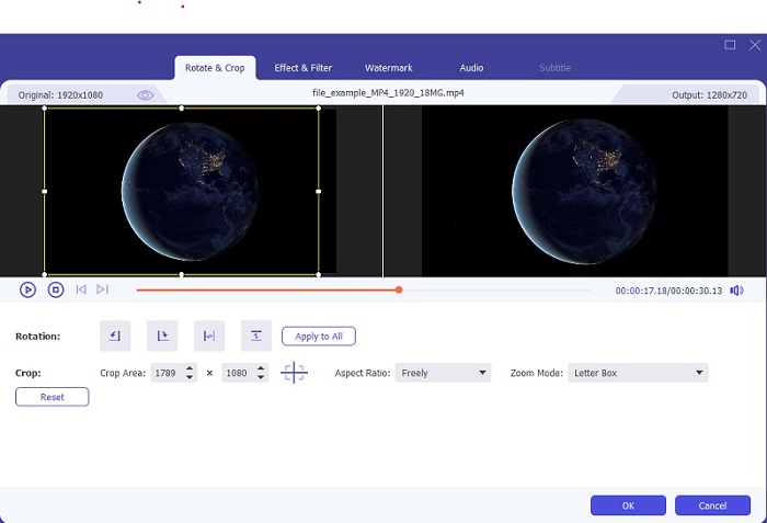 Najbolji Movie Maker za Youtube FVC Crop