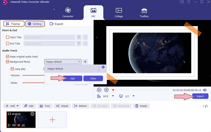Best Movie Maker for Youtube FVC Music