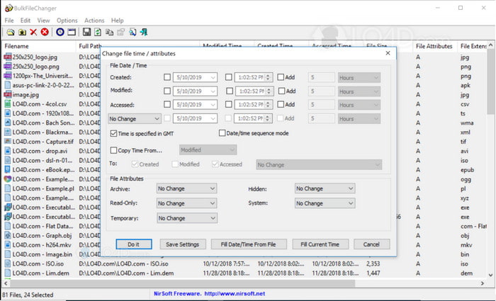 Bulk File Changer