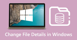Windowsでファイルの詳細を変更する