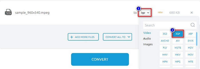 Choose 3GP