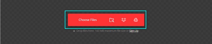 Choose Files Button