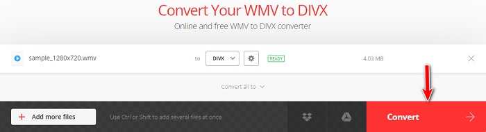 Convert WMV DIVX