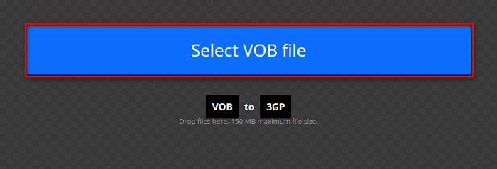 Select VOB File