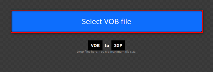 Pilih File VOB