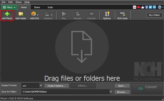 Upload M4V File