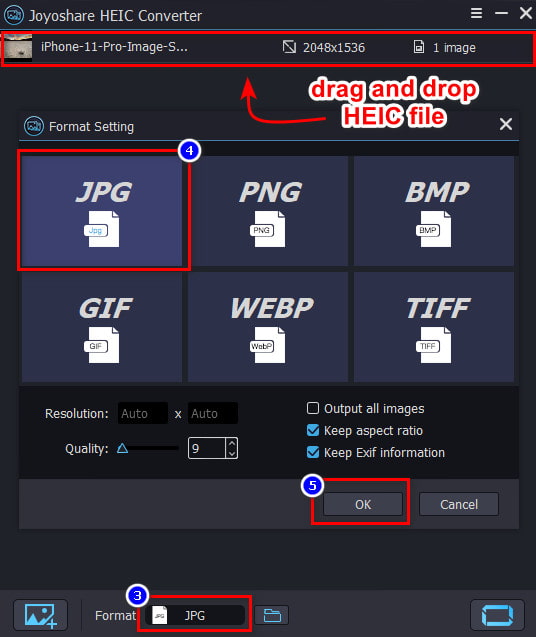 Dosya Ekle ve Formatı Değiştir