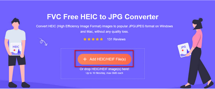 فایل HEIC را اضافه کنید