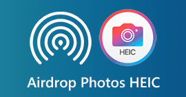 Airdrop תמונות HEIC